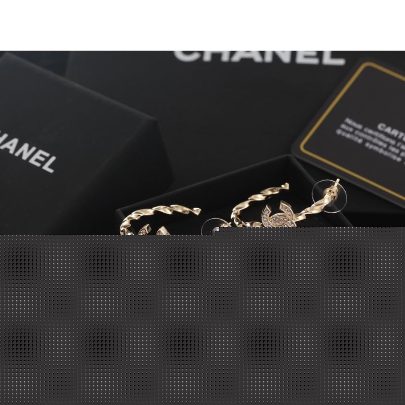 Ch*el earrings